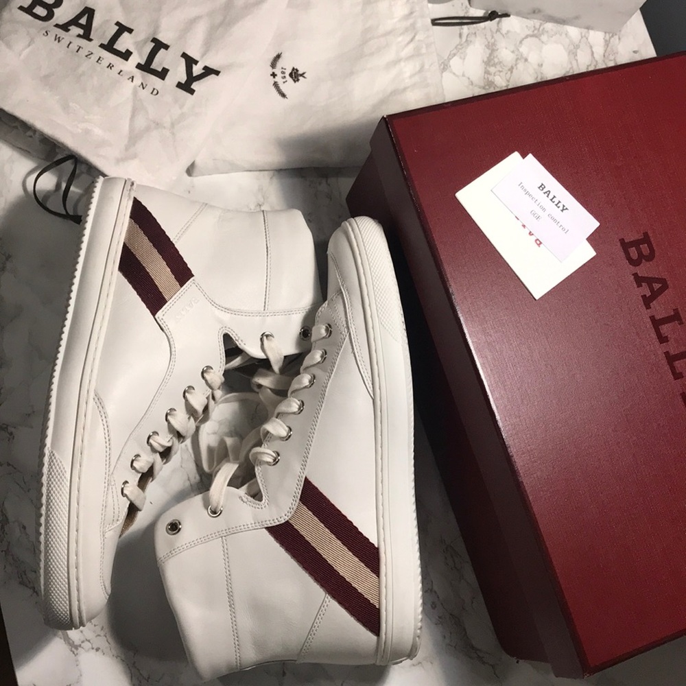 Bally High top sneakers with web details